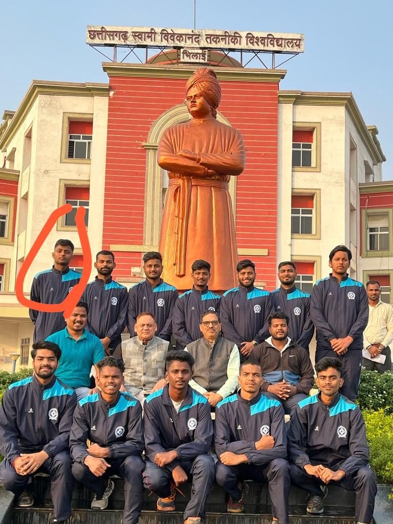Ayush Pandey Student of BTECH. 3rd sem ET&T. selected in National Basket ball team by CSVTU, Bhilai